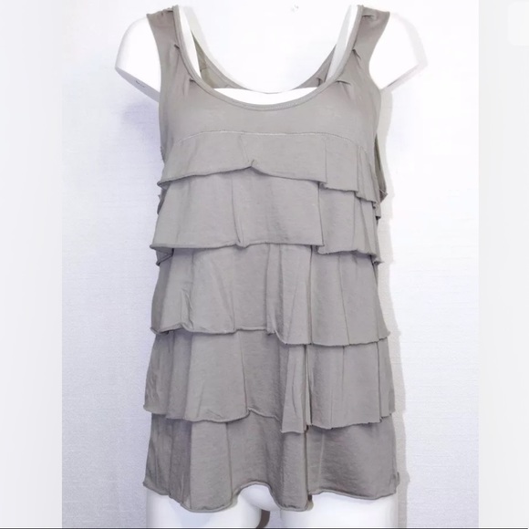 Wilfred Tops - ARITZIA Wilfred Medium XL Taupe Layer Front Tank